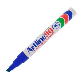 MARCATORE ARTLINE A 90 PERMANENTE PUNTA SCALPELLO BLU - A90B