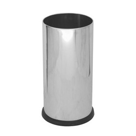 PORTAOMBRELLI STEEL CON VASCHETTA INTERNA 22L IN ACCIAIO INOX LUCIDO STILCASA - 581/A