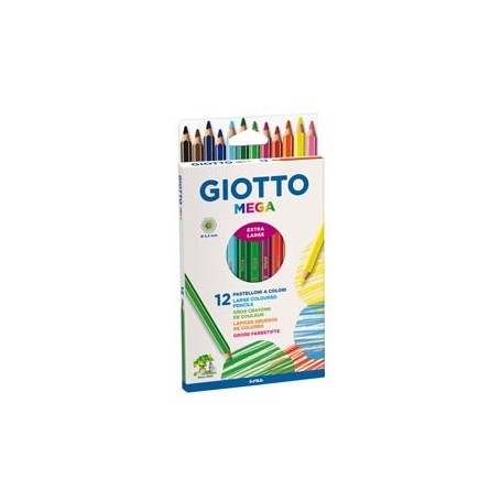 ASTUCCIO 12 PASTELLI GIOTTO MEGA - 225600