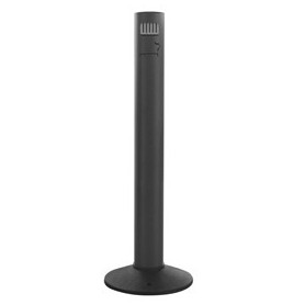 POSACENERE DA ESTERNO IN ALLUMINIO VERNICIATO NERO STILCASA - 701/N