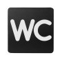 PITTOGRAMMA WC 16X16CM PVC NERO/BIANCO STILCASA - PR10-W
