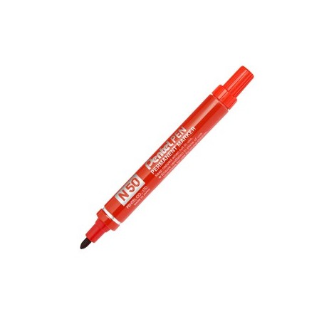 MARCATORE PENTEL PEN N50 ROSSO P.TONDA - N50-B