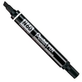 MARCATORE PENTEL PEN N60 NERO P.SCALPELLO - N60-A