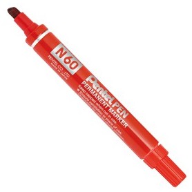 MARCATORE PENTEL PEN N60 ROSSO P.SCALPELLO - N60-B