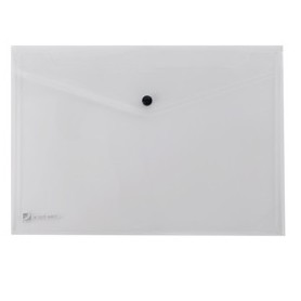 BUSTA CON BOTTONE PULL TRASPARENTE 21X29.7CM - 111318