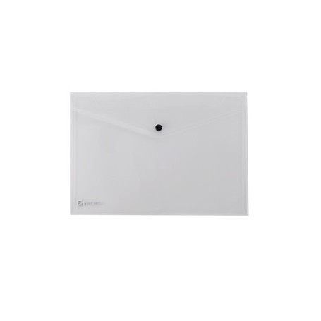 BUSTA CON BOTTONE PULL TRASPARENTE 21X29.7CM - 111318