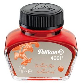 INCHIOSTRO STILOGRAFICO PELIKAN 4001 30ML ROSSO - 400142565