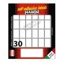 ETICHETTA ADESIVA BIANCA 27X17MM (10FOGLI X 30ETICHETTE) MARKIN - 10020