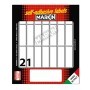 ETICHETTA ADESIVA BIANCA 46X14MM (10FOGLI X 21ETICHETTE) MARKIN - 10032