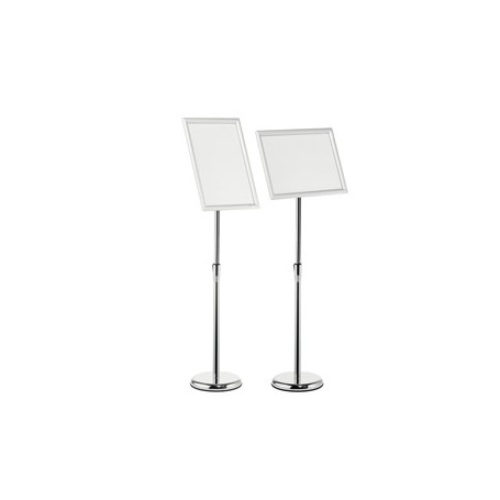 ESPOSITORE DA PAVIMENTO CON CORNICE A SCATTO IN ALLUMINIO F.TO A4 - 4798-23