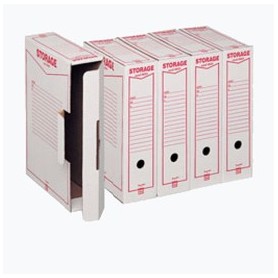 SCATOLA ARCHIVIO STORAGE LEGALE (1602) 90X370X260MM REXEL - 160200