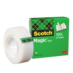 NASTRO ADESIVO SCOTCHÂ® MAGICÂ¢ 810-1933 19MMX33MT INVISIBILE PERMANENTE - 7100024666