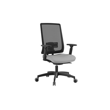 POLTRONA SEMIDIREZIONALE X-PRO GRIGIO C/ BRACCIOLI REGOLABILI - XPA/BR2D/OI
