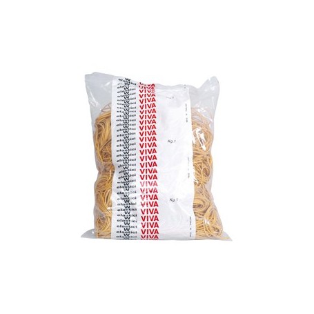 ELASTICO GOMMA GIALLO Ã30 SACCO DA 1KG - E030