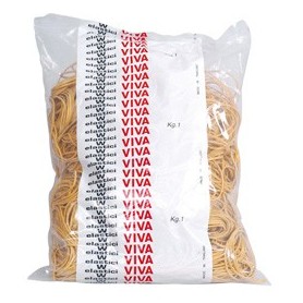 ELASTICO GOMMA GIALLO Ã40 SACCO DA 1KG - E040