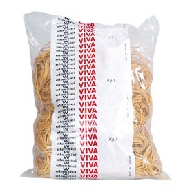 ELASTICO GOMMA GIALLO Ã50 SACCO DA 1KG - E050