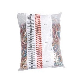 ELASTICO GOMMA 1KG MISURE ASSORTITE - A1000