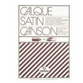 BLOCCO CARTA LUCIDA MANUALE A4 50FG 90GR CANSON - C200757201