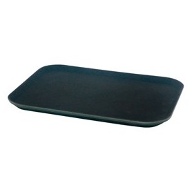 VASSOIO ANTISCIVOLO IN POLIPROPILENE 25X35CM NERO LEONE - T5020