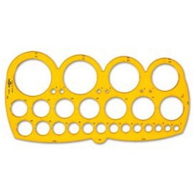 MASCHERA ARDA CERCHI C/SMUSSO 1/55MM - 7126
