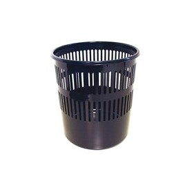 CESTINO GETTACARTE 12LT NERO TRAFORATO 4119 ARDA - 4119N