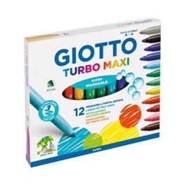 ASTUCCIO 12 PENNARELLI TURBOMAXI GIOTTO - 454000