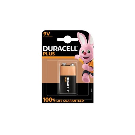 BLISTER 1 PILA MN1604 DURACELL PLUS 100 - TRANSISTOR 9V - DU0503