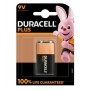 BLISTER 1 PILA MN1604 DURACELL PLUS 100 - TRANSISTOR 9V - DU0503