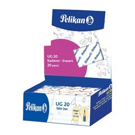 BOX 20 GOMMA-PANE PELIKAN UG20 BIANCA - 300028129