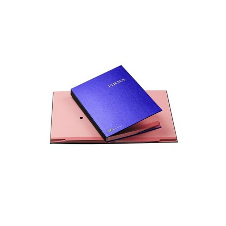LIBRO FIRMA 14 PAGINE BLU 24X34CM 614-E FRASCHINI - 614E-BLU