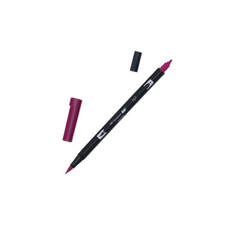 PENNARELLO TOMBOW ABT DUAL BRUSH 757 PORT RED - PABT-757