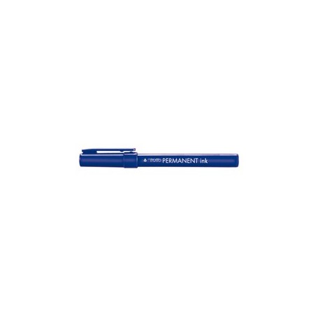 SCATOLA 12 MARCATORI TRATTO PERMANENT INK BLU - 732501