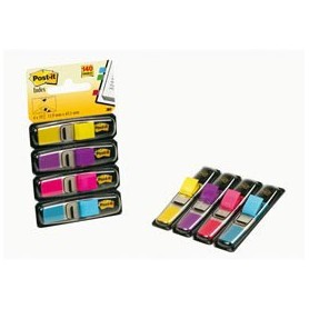 MINISET 140 SEGNAPAGINA POST-ITÂ® INDEX 683-4AB IN 4 COLORI VIVACI - 7000052572