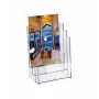 PORTADEPLIANT IN PLASTICA TRASPARENTE 23X33X14CM ART.5024 - 5024