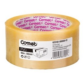 NASTRO ADESIVO 66MTX50MM TRASP.PVC 62-240 COMET - 62240-00008-01