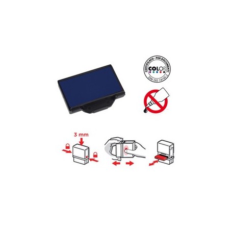 TAMPONE COLOP E/40 BLU - E40.BLU