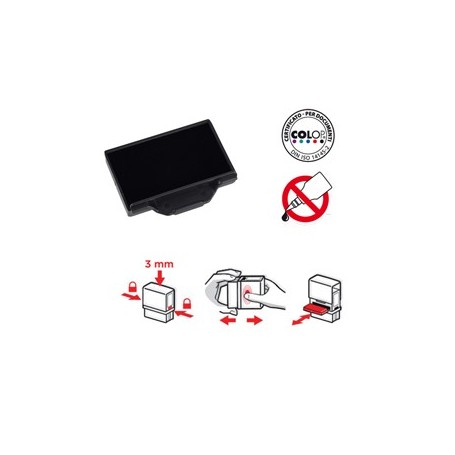 TAMPONE COLOP E/50/1 NERO - E/50/1.N