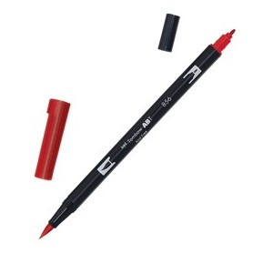 PENNARELLO TOMBOW ABT DUAL BRUSH 856 CHINESE RED - PABT-856