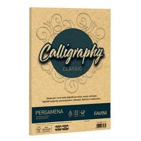 CARTA CALLIGRAPHY PERGAMENA 190GR A4 50FG ORO 03 FAVINI - A69W084