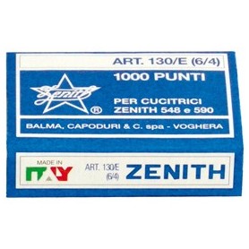SCATOLA 1000 PUNTI ZENITH 130/E S100 (6/4) IN ACCIAIO NATURALE - 311301431