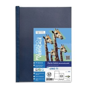 PORTALISTINI PERSONALIZZABILE UNOTI 30X42CM 12 BUSTE A3LIBRO SEI ROTA - 55311207