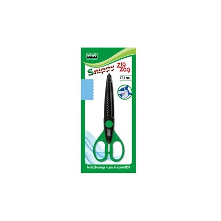 FORBICI SNIPPY ZIG-ZAG 17CM LAMA ACCIAIO 4339 LEBEZ - 4339