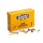 SCATOLA 100 FERMACAMPIONI N.7 31MM OTTONATI - FC7