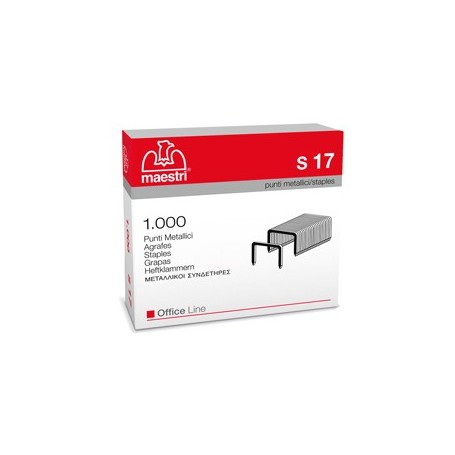 SCATOLA 1000 PUNTI S17 (23/17) IN ACCIAIO RO-MA - 1005418