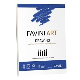 BLOCCO COLLATO DRAWING FAVINI ART 30FG 140GR A4 - A420394