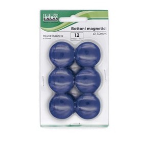 BLISTER 12 MAGNETI MR-30 BLU DIAM.30MM - MR-30-BL