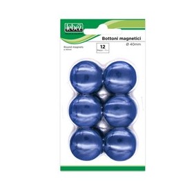 BLISTER 12 MAGNETI MR-40 BLU DIAM.40MM - MR-40-BL