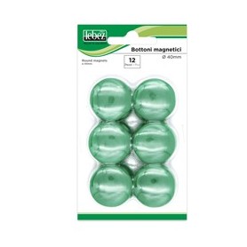 BLISTER 12 MAGNETI MR-40 VERDE DIAM.40MM - MR-40-V