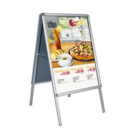 CAVALLETTO BIFACCIALE CON 2 CORNICI A SCATTO 70X100 - 1107051