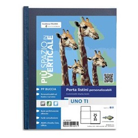 PORTALISTINI PERSONALIZZABILE UNOTI 25X35CM 24 BUSTE SEI ROTA - 55252407